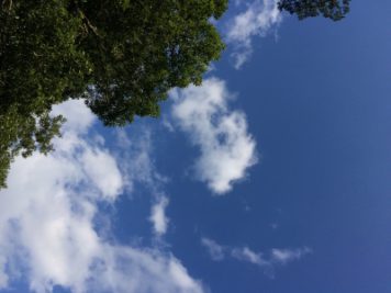 青い空｜長野県阿寺渓谷