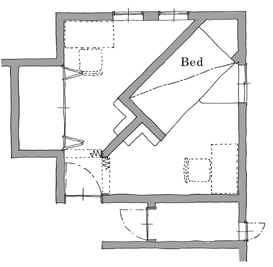 子供部屋の施工後平面図