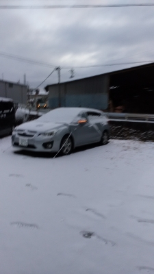 少し前の積雪