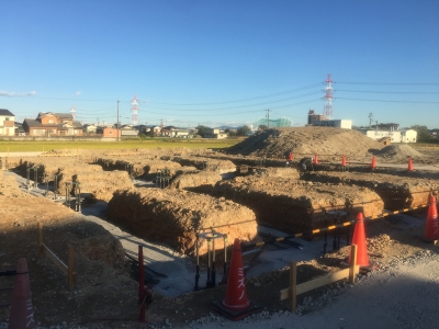 住工房 新社屋 基礎工事 2