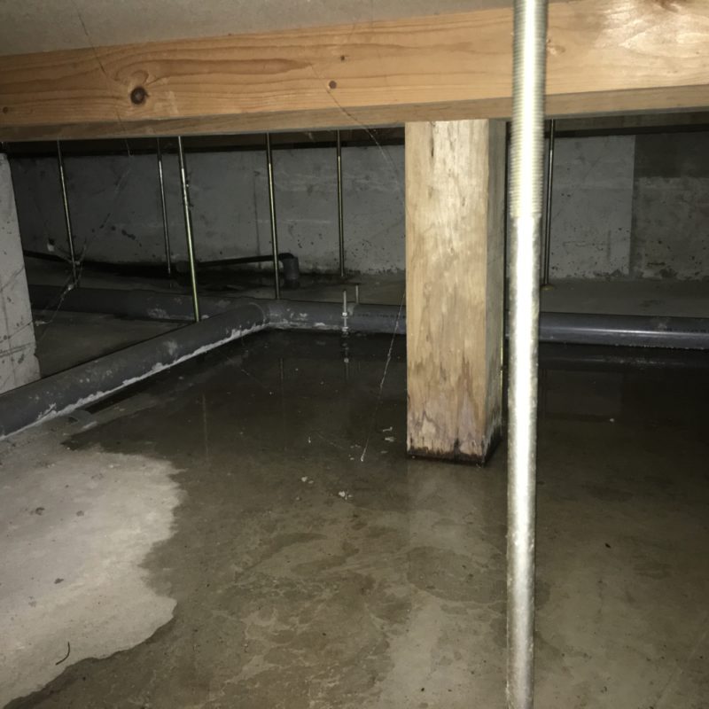 床下の漏水