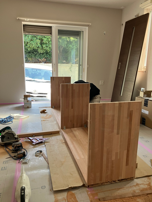 LDKリフォーム工事進行中