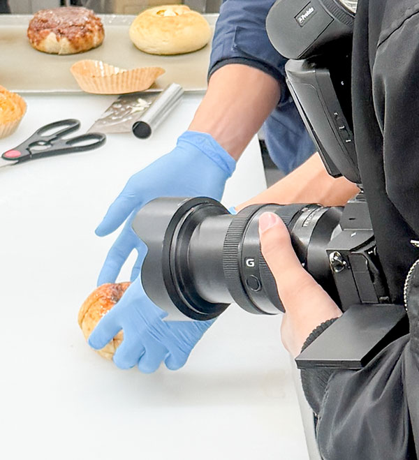 ベーグルヴァーグで撮影