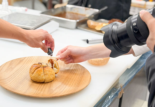 ベーグルヴァーグにて取材