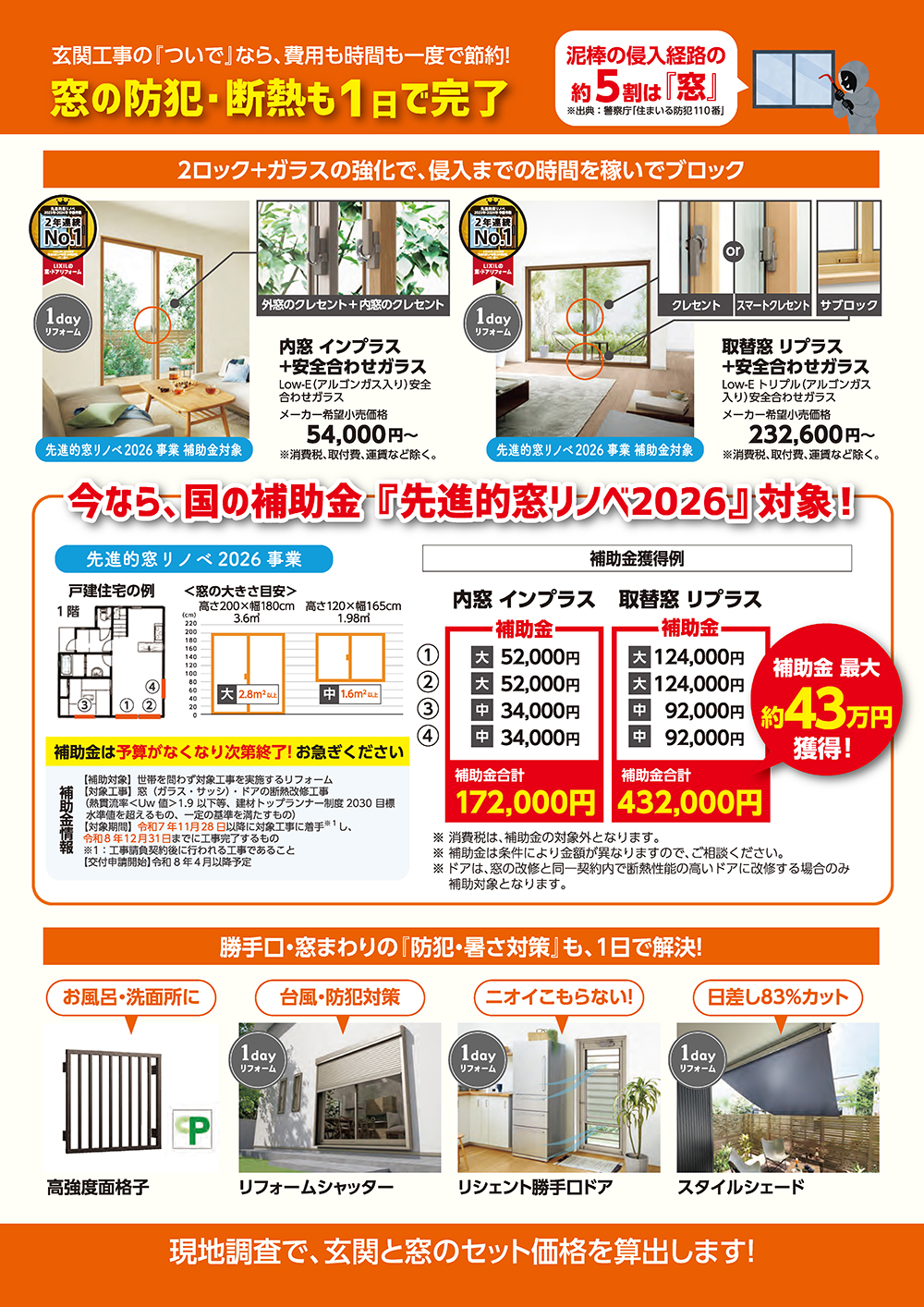 「先進的窓リノベ2026」補助金